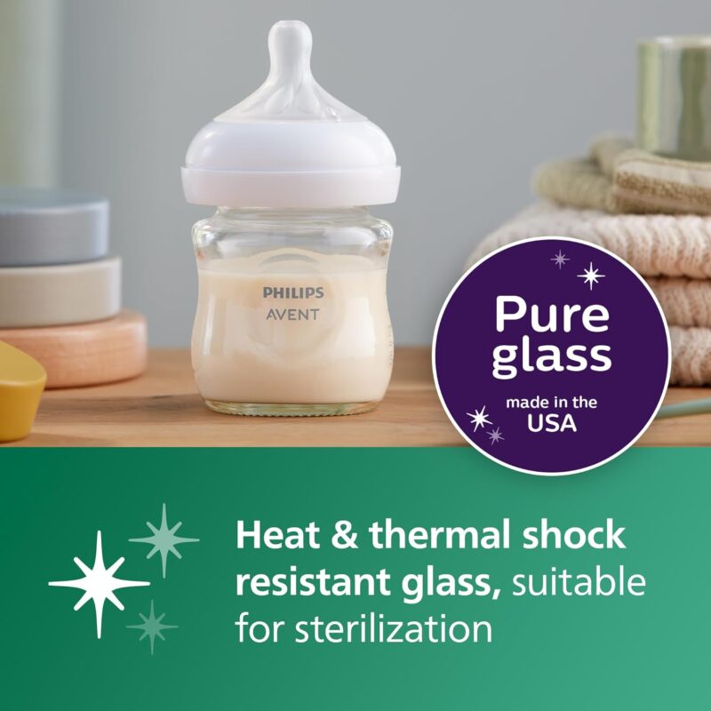 Philips Avent Natural Glass Baby Bottles - Image 3